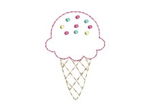 Stickdatei - Eis mit Streusel